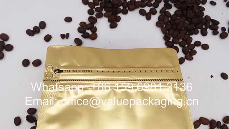 1kg sustainable foil materials coffee bag