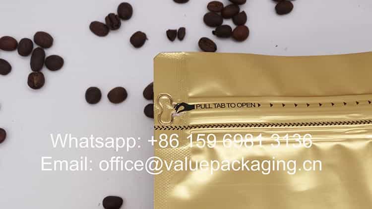 1kg sustainable foil materials coffee bag