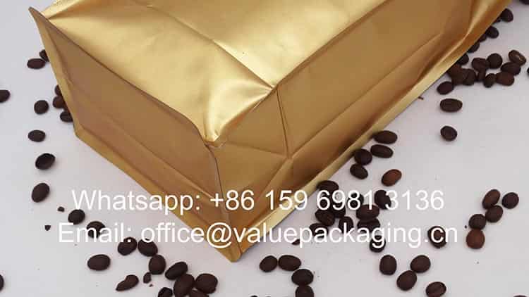 1kg sustainable foil materials coffee package
