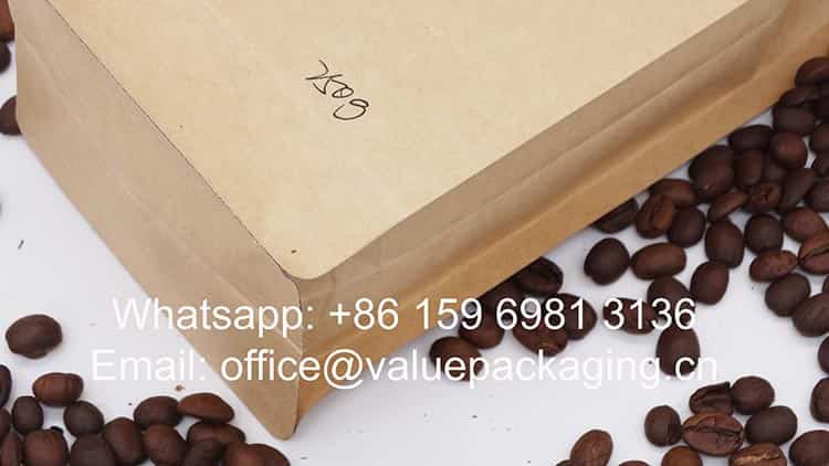 250grams compostable coffee bag