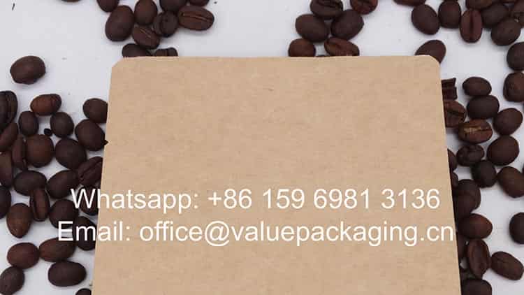 250grams compostable coffee package