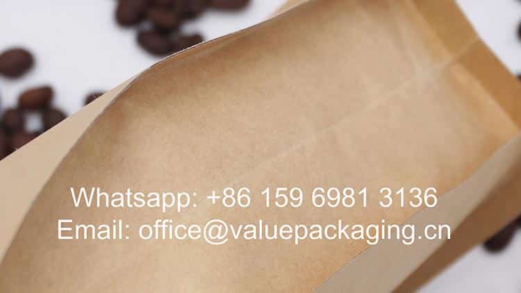250grams compostable coffee package