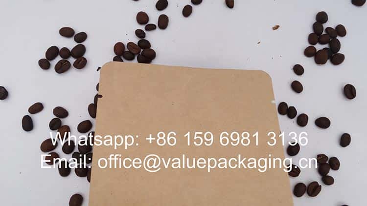 1000grams compostable roasted beans bag