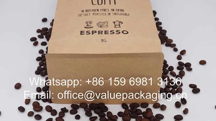 1kg renewable roasted beans package