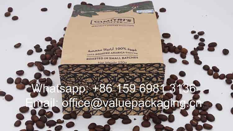 250grams recyclable coffee package