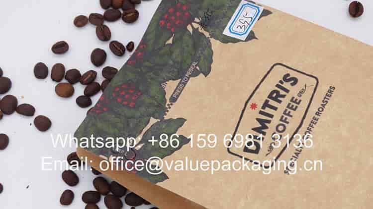 250grams recyclable coffee pack