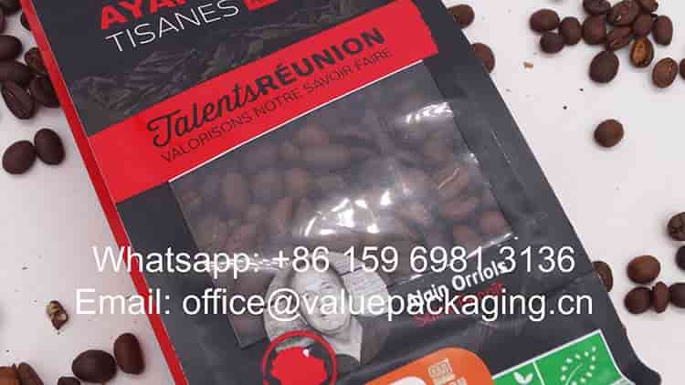 film materials 200 g coffee pouch