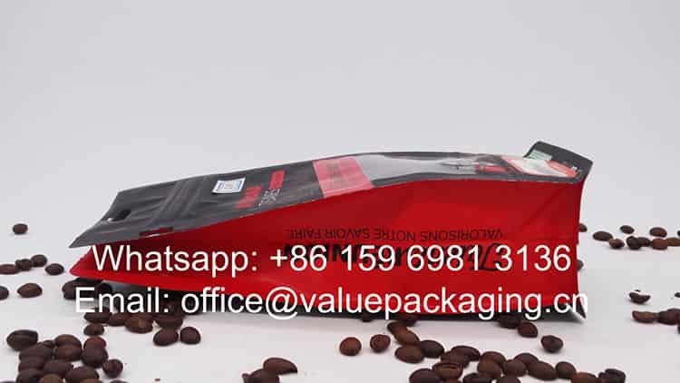 200 grams coffee beans zipper pouch