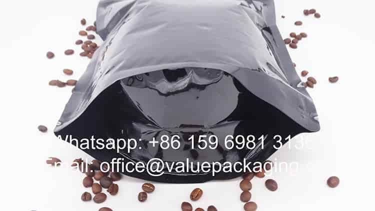 500 grams coffee beans zipper pouch