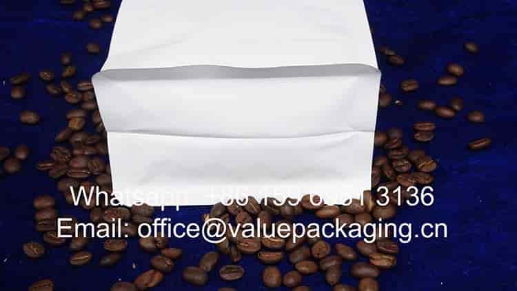 12oz recyclable roasted beans bag