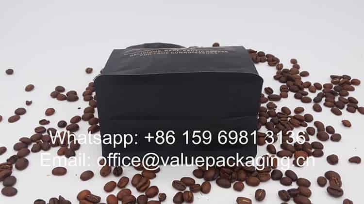 250gr fully compostable coffee package