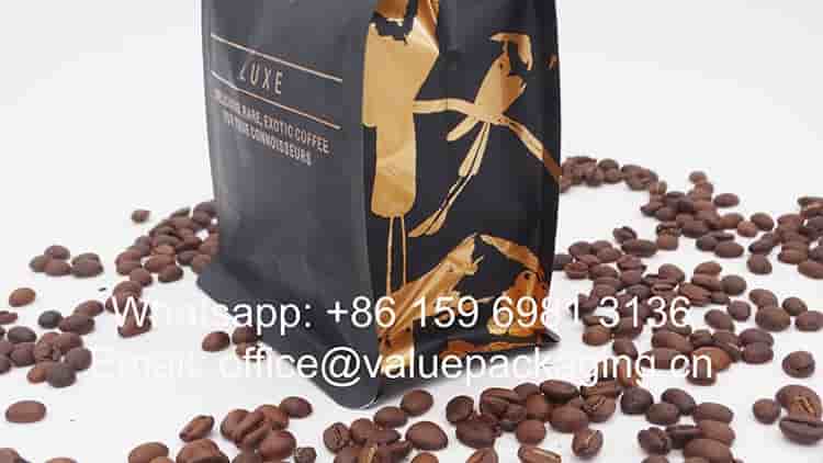 250gr fully eco friendly coffee bag