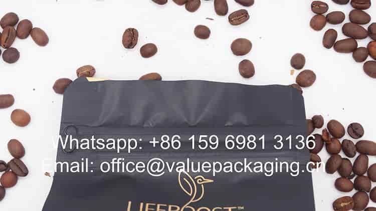 250gr fully re-newable coffee package