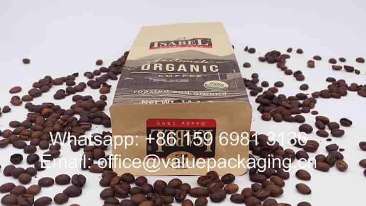 250 grams coffee bag