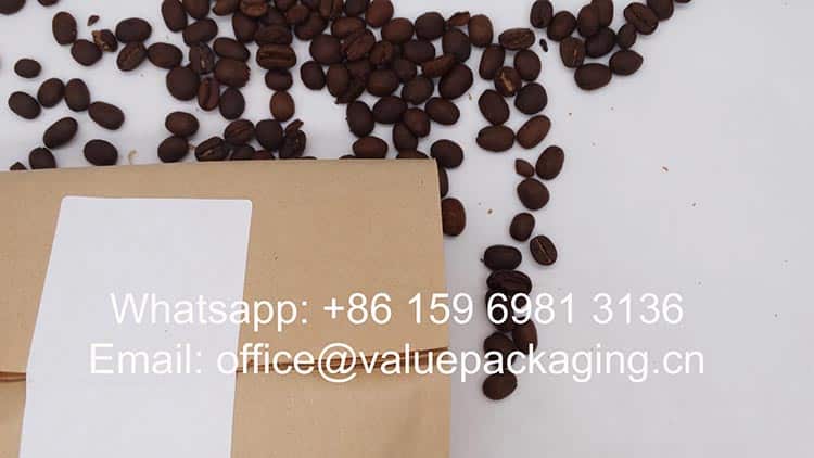 1kg compostable roasted beans pack