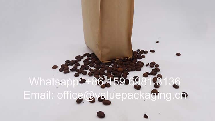 1kg compostable coffee package