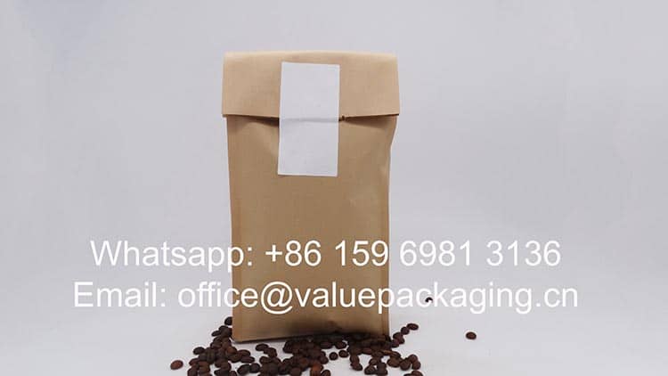 1kg compostable coffee bag