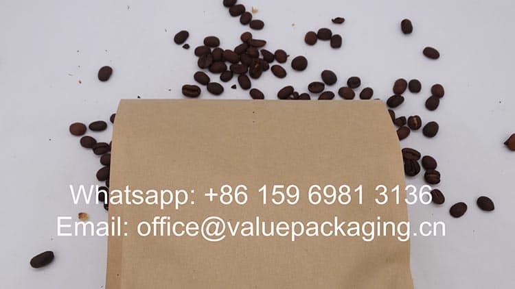 1kg compostable roasted beans pouch