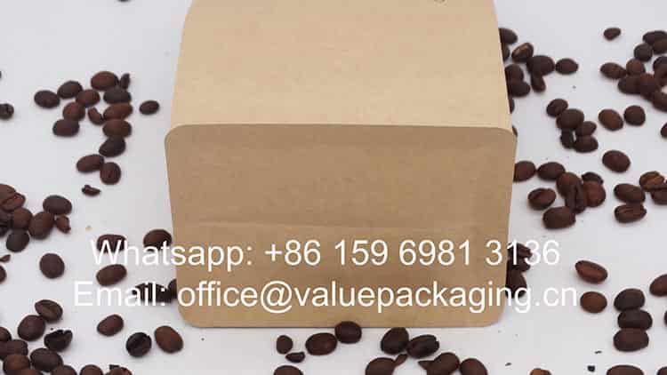 compostable roasted beans bag