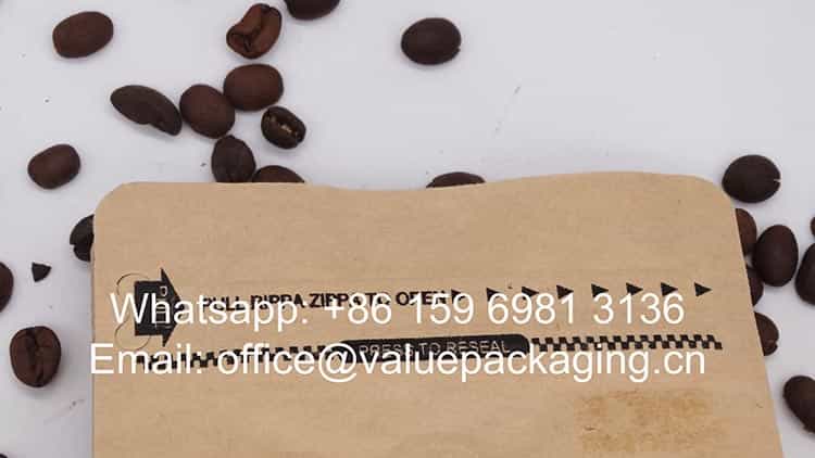 200grams compostable roasted beans pack
