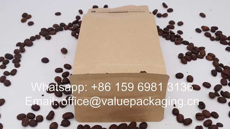 250grams compostable coffee bag