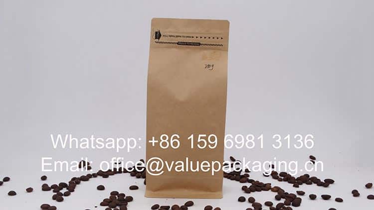 compostable roasted beans bag