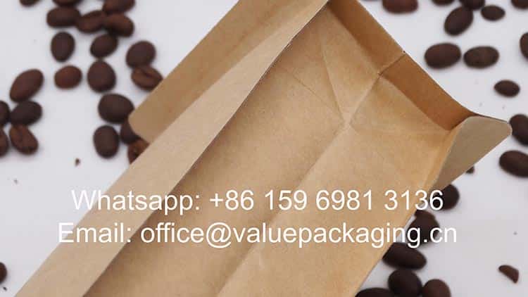 250grams compostable roasted beans package