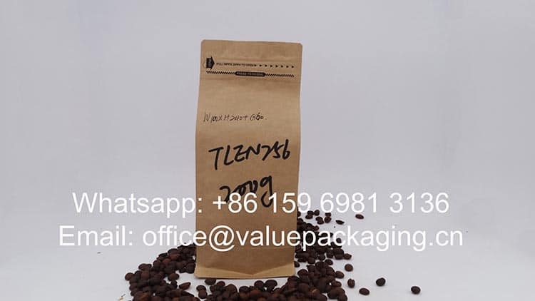 200 grams roasted beans pouch