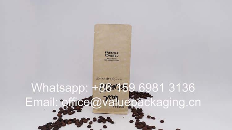 250 grams coffee zipper bag