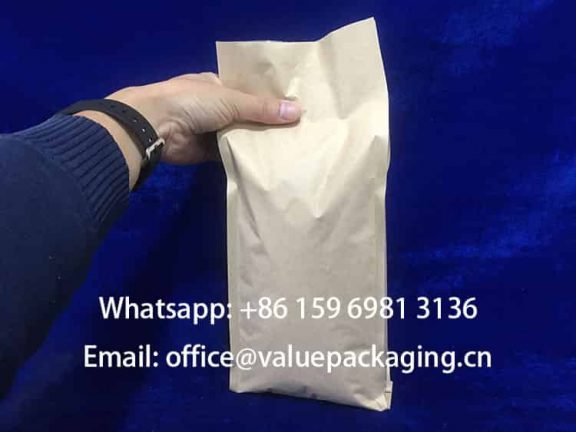 Standup coffee bags with valve and zipper – Bruce Dou