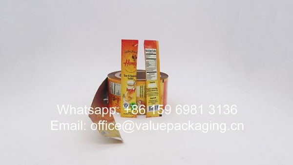 R034-Printed-film-roll-for-honey-products-10ml-3-sides-sealed-sachet