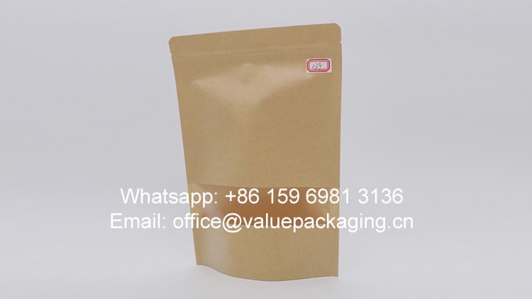 no-print-kraft-paper-window-bag