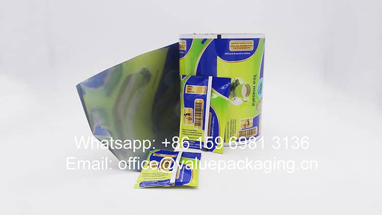 R061-Printed-film-roll-for-masala-tea-products-5grams-pillow-sachet-package 