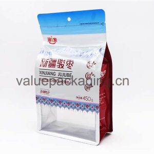 086-box-bottom-standup-doypack-with-front-clear-window-for-450g-dates