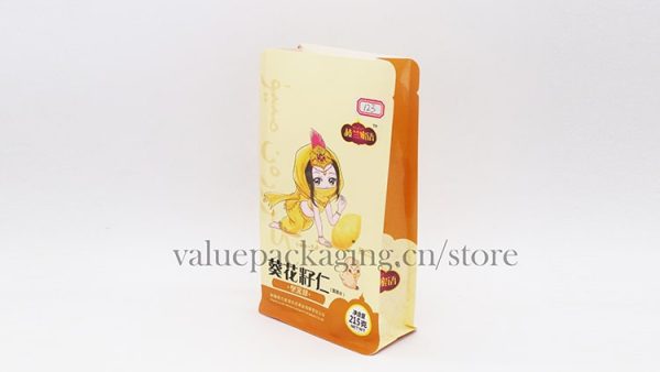 123 Flat bottom paper pouch for 215g sunflower seeds