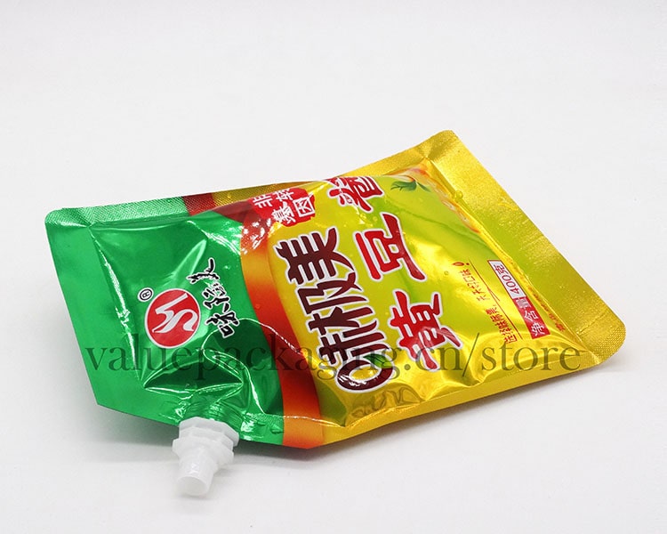 400g flat spout bag for soybean sauce