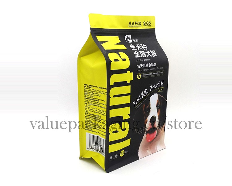1.5kg Matte Finish box bag for dog foods 