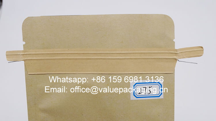 275 454g matte brown box bottom coffee bag with tin tie