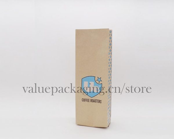 276 1kg high skinny kraft paper coffee bag