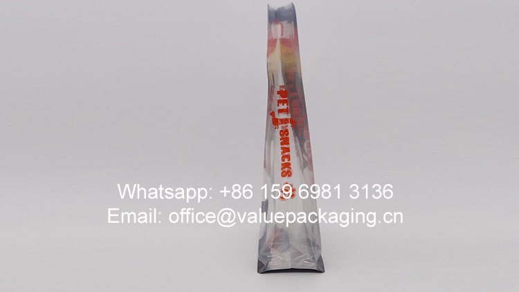 400 grams box bag for pet foods with clear window