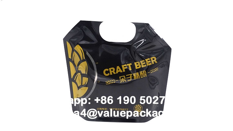 193-3 2.5Liter plastic spout pouch for take-away beer