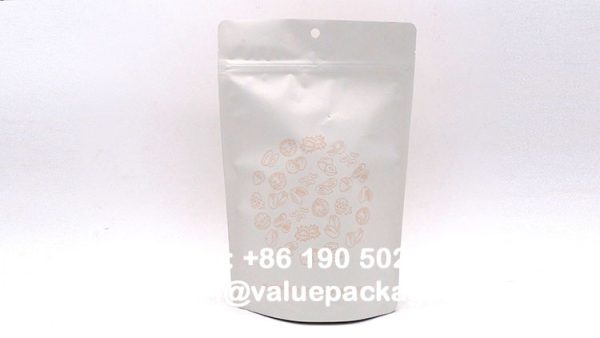 229-1 matt finish zipperlock doypack for dry nuts