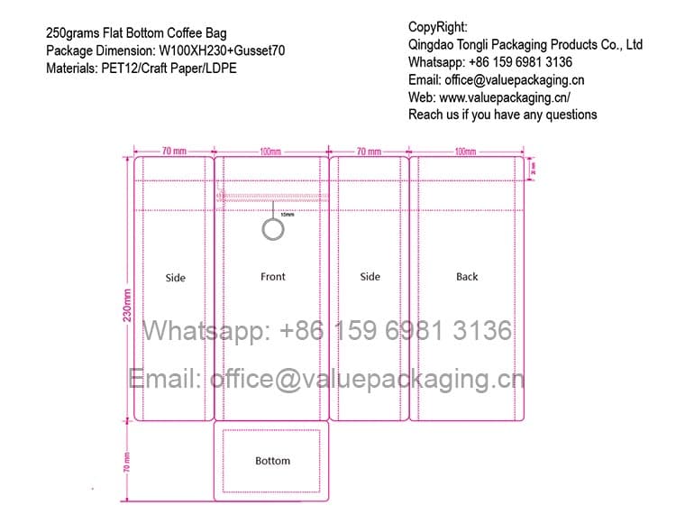 Coffee-Bag-250g-Flat-Bottom-W100xH230Box-Bottom35x2-mm-artwork-design-template-Test294