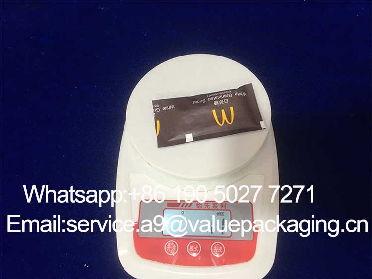 Weight-10g-sugar-3-Sides-Seal-pouch