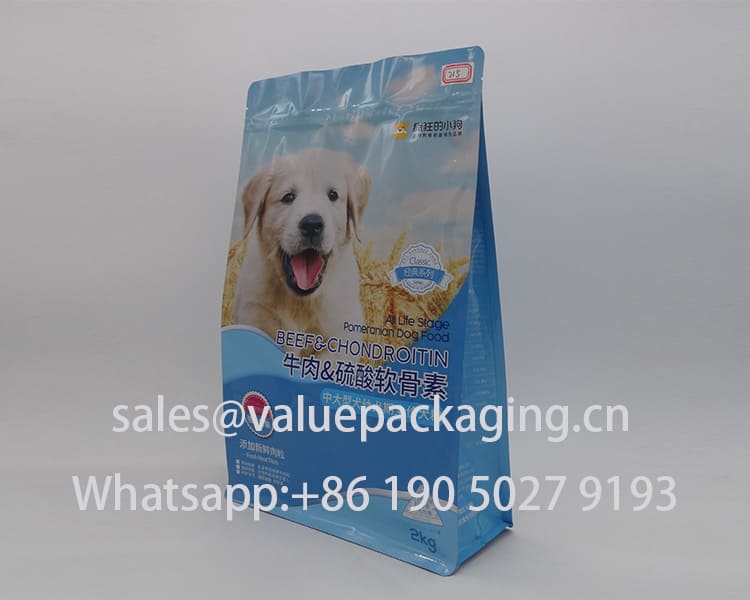 215-1 Resealable standup doypack for 2kg pet foods
