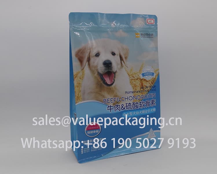 215-2 Resealable standup doypack for 2kg pet foods-