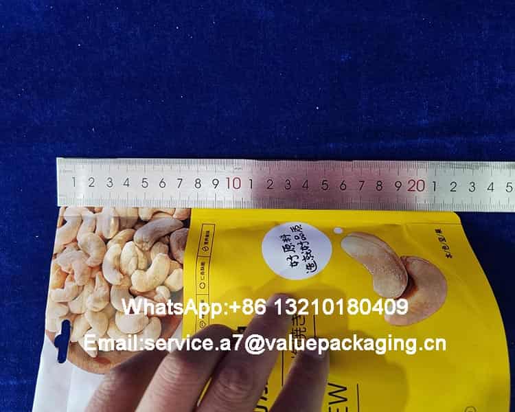 Length225mm-Cashew nuts-60g-Bottom Gusset