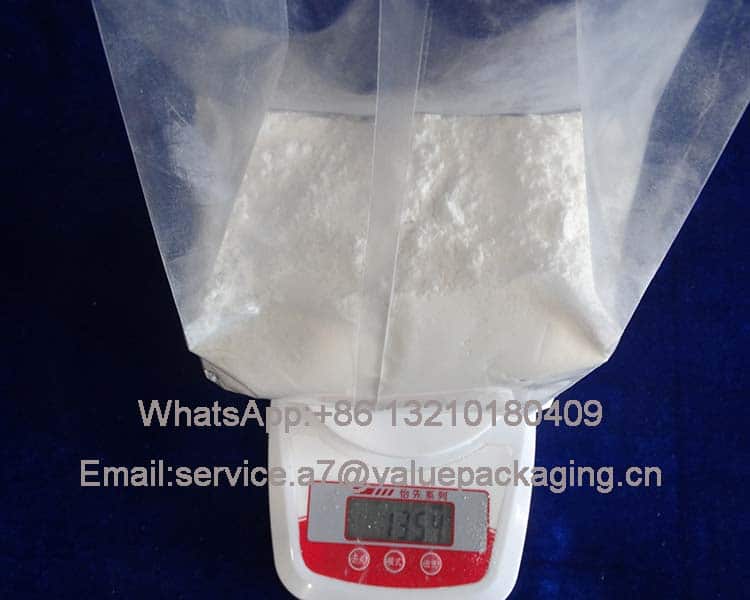 Wheat Flour Bag-1350g-Side Gusset Sachet-W160xH310+Side Gusset45x2 mm-Package Dimension Test#173