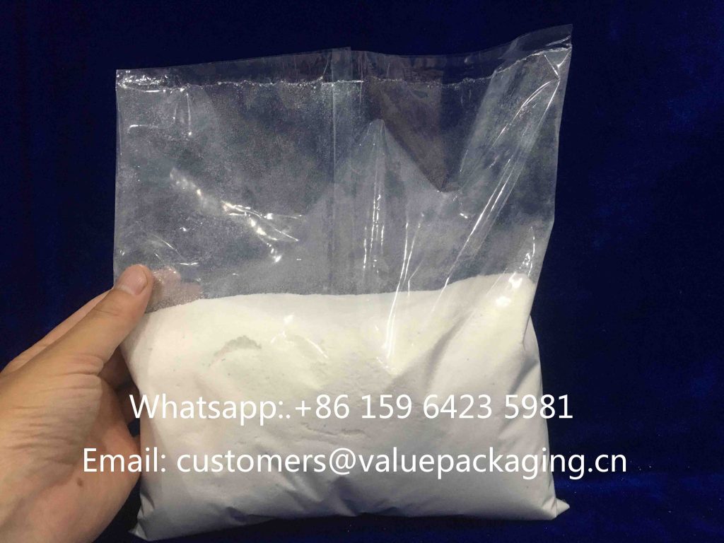 filled-1000g-detergent powder-granules-pillow-pouch