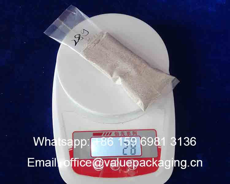 weight-Coffee powder-28g-sachet-Pillow bag